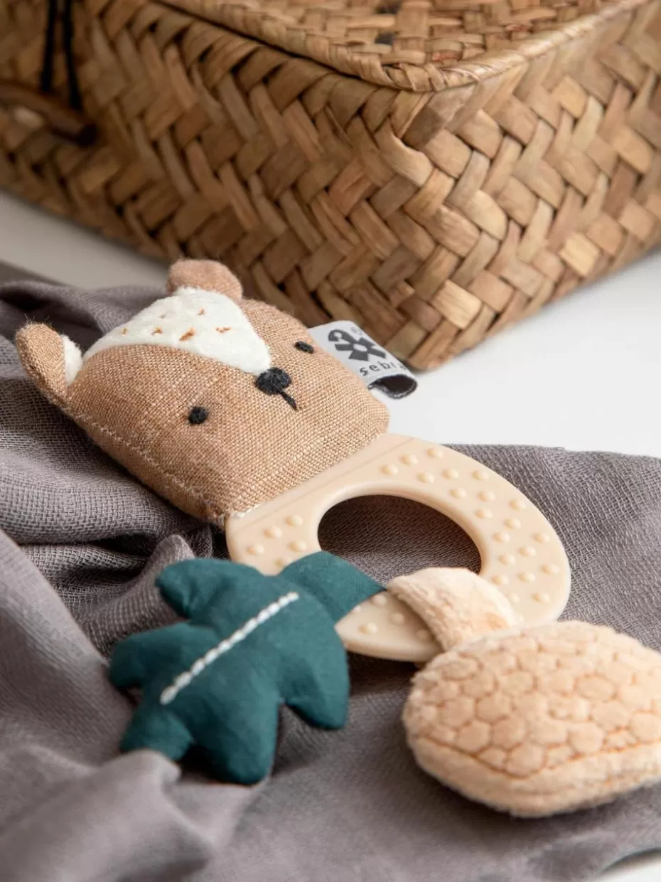 Spielzeug & Kuscheltiere-Sebra Aktivitäts-Rassel Milo the Bear