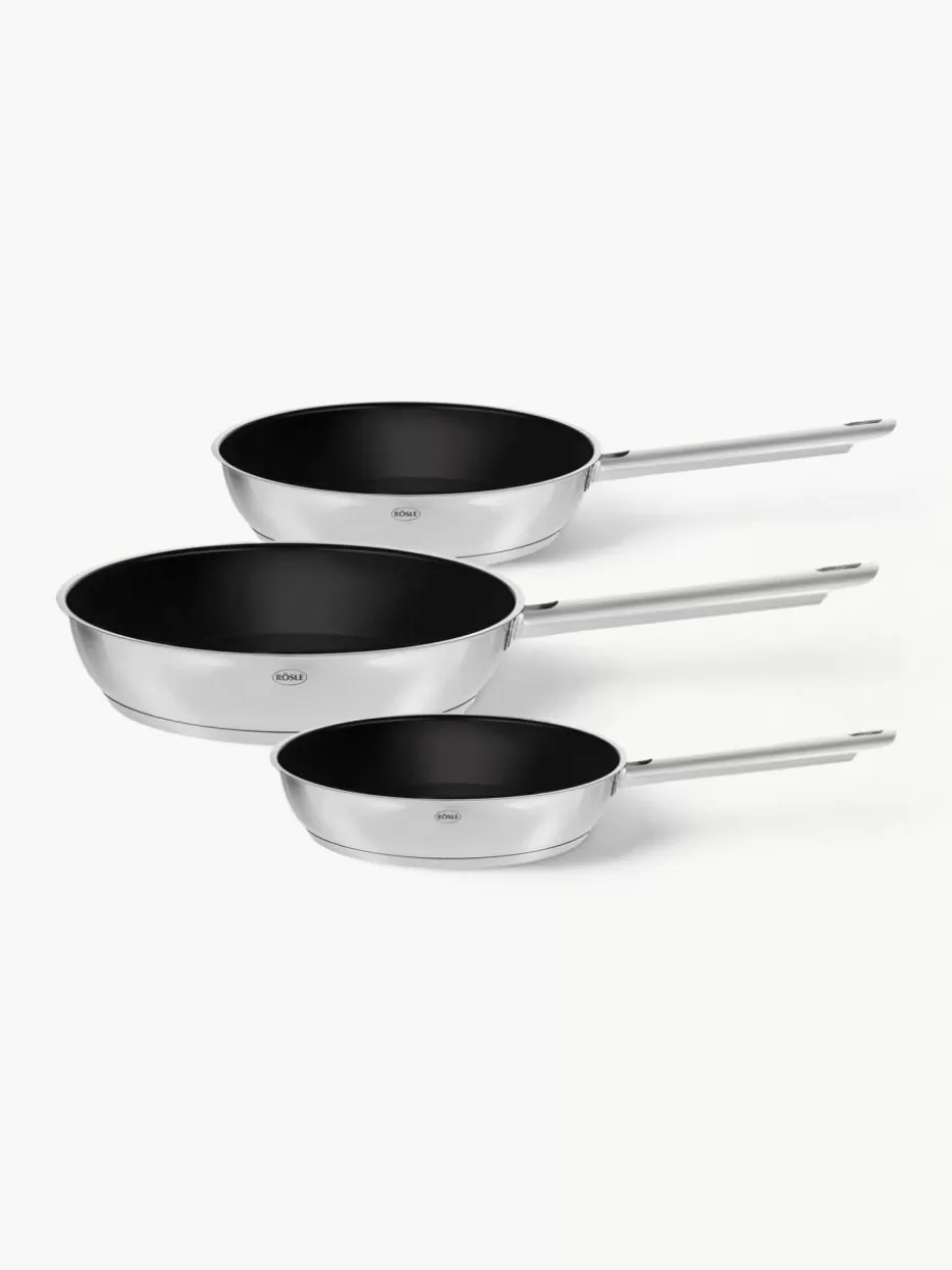 Pfannen-Rösle Antihaft-Bratpfannen-Set Elegance, 3-tlg.