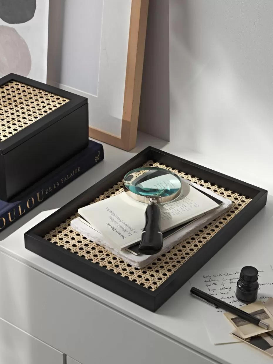 Boxen-Westwing Collection Aufbewahrungsbox Carina mit Wiener Geflecht