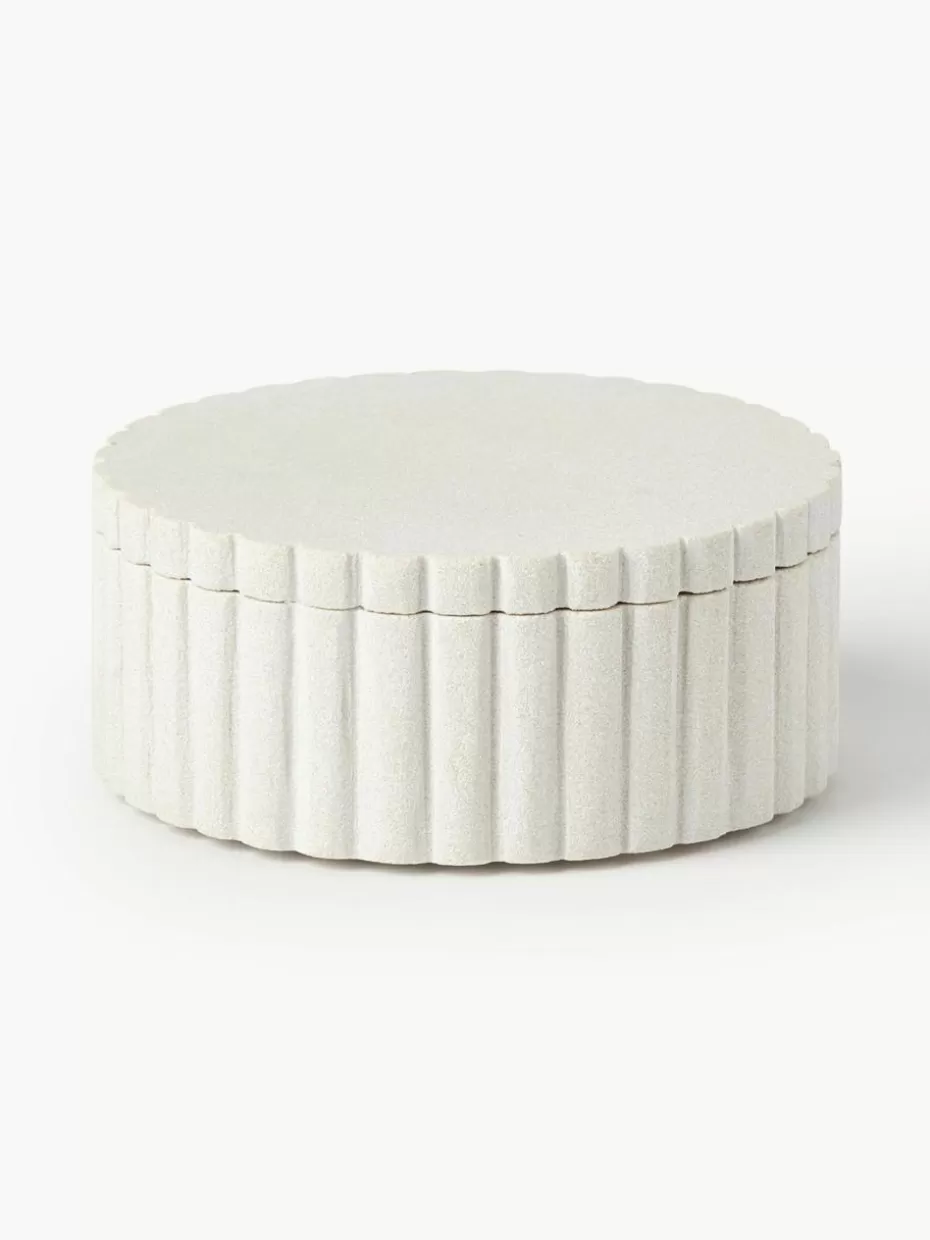 Dosen & Schmuckkästchen-Westwing Collection Aufbewahrungsdose Rita mit Deckel