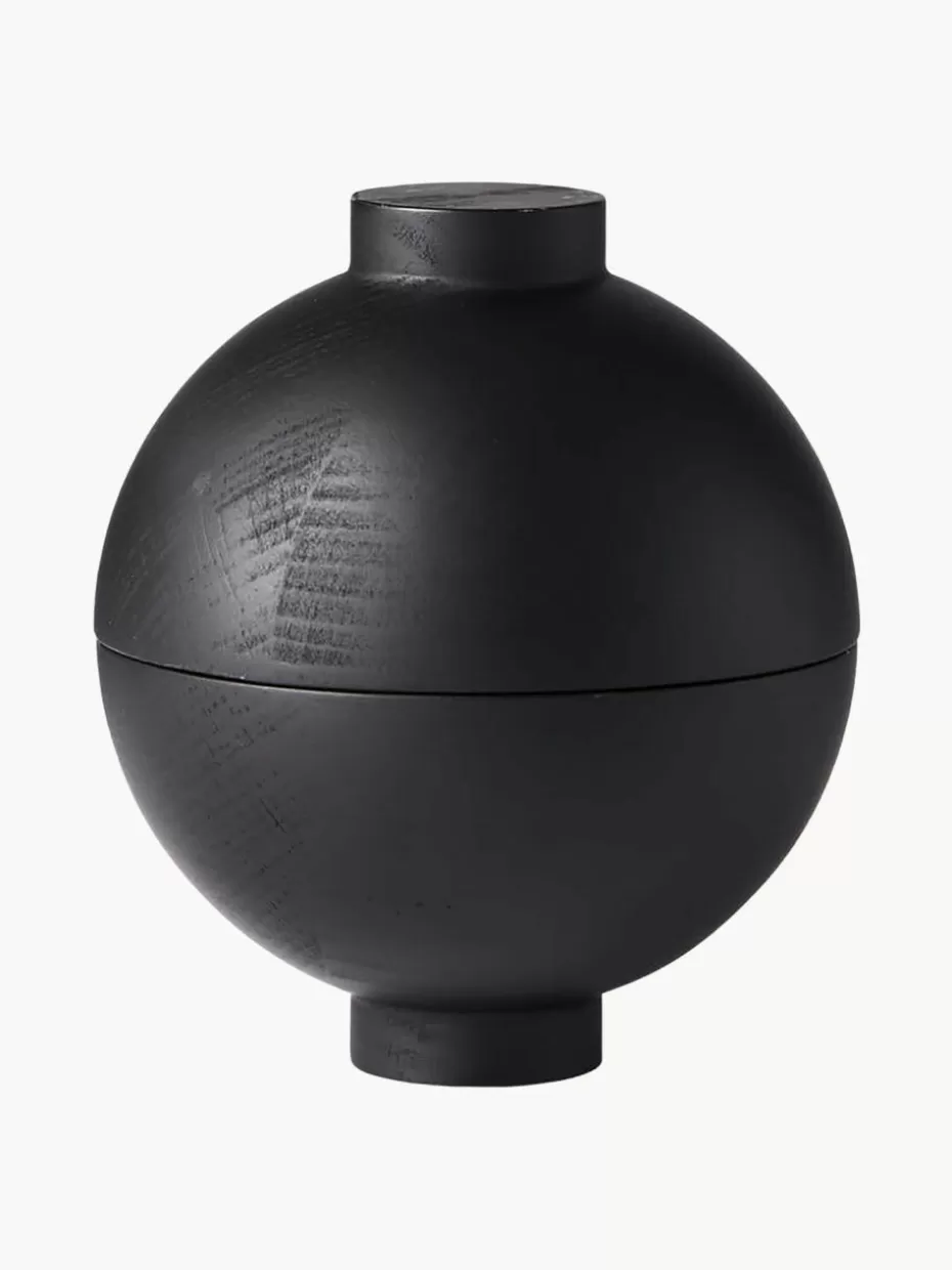 Dosen & Schmuckkästchen-Kristina Dam Aufbewahrungsdose Sphere Schwarz