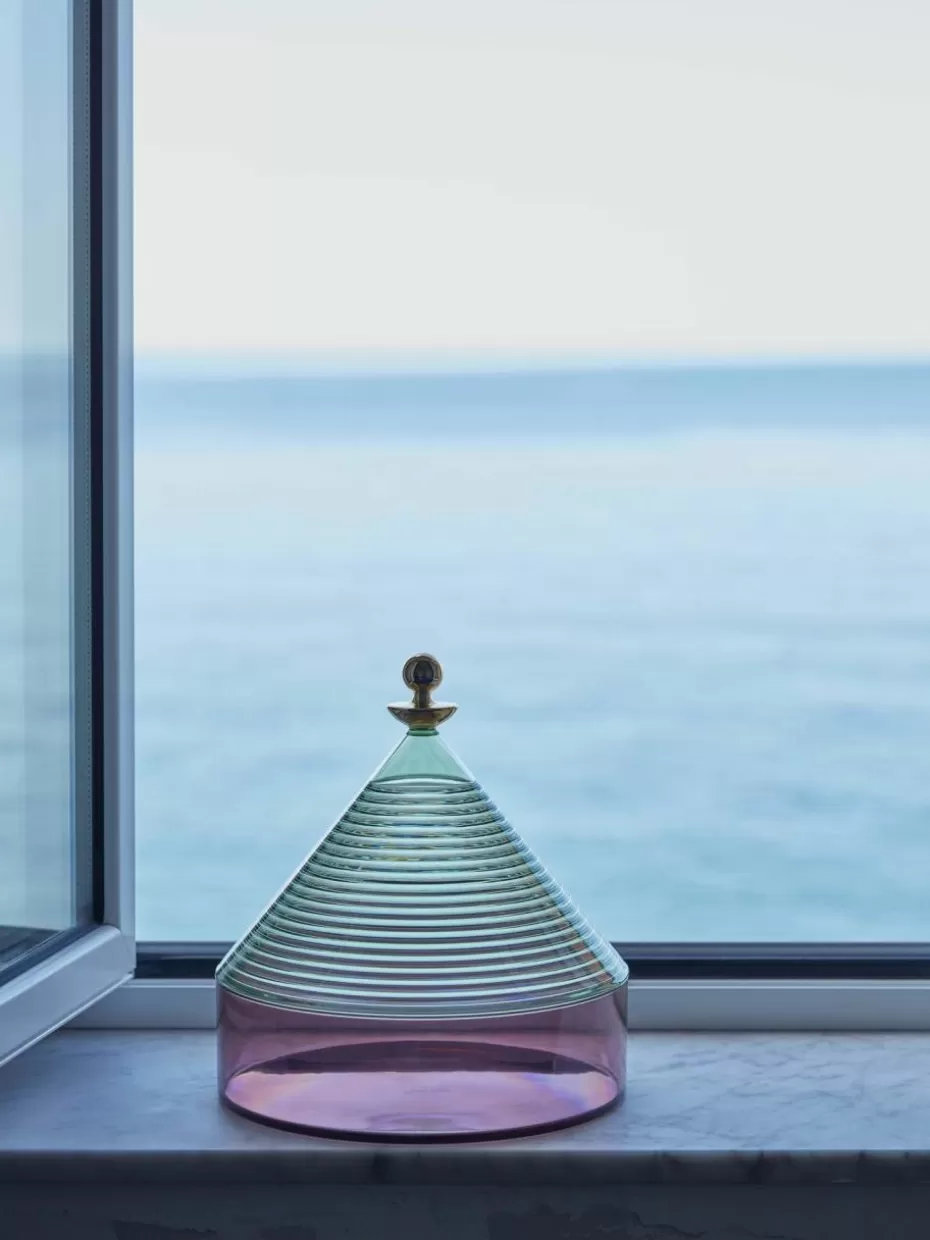Dosen & Schmuckkästchen-Kartell Aufbewahrungsdose Trullo Grün, Rosa