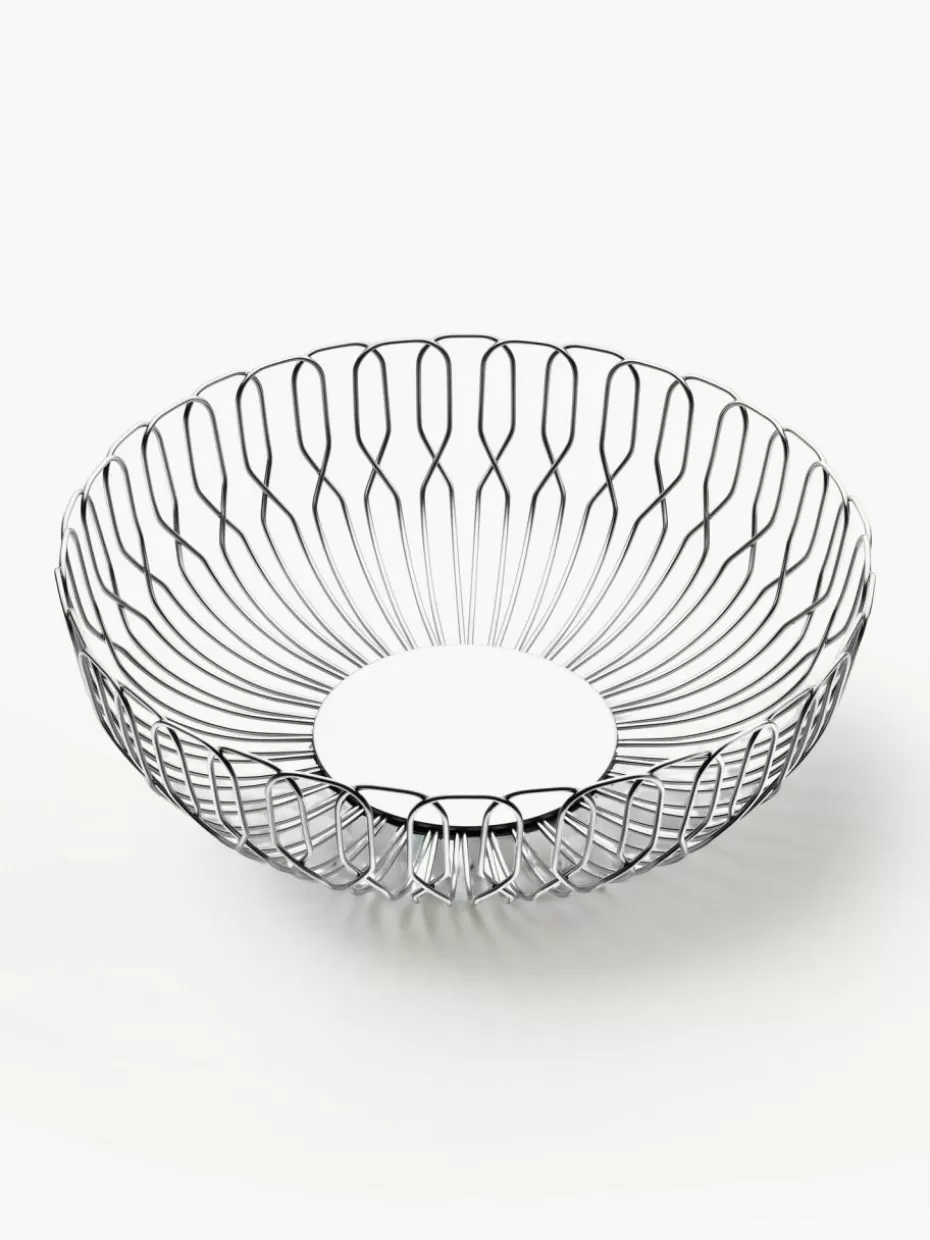 Küchenaufbewahrung-Georg Jensen Aufbewahrungskorb Alfredo aus Edelstahl