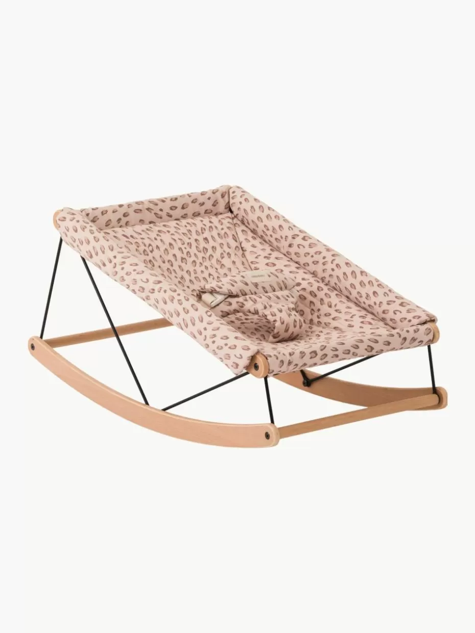Babynester & Schlafsäcke-Nobodinoz Babywippe Growing Green Holz, Peach, Beige