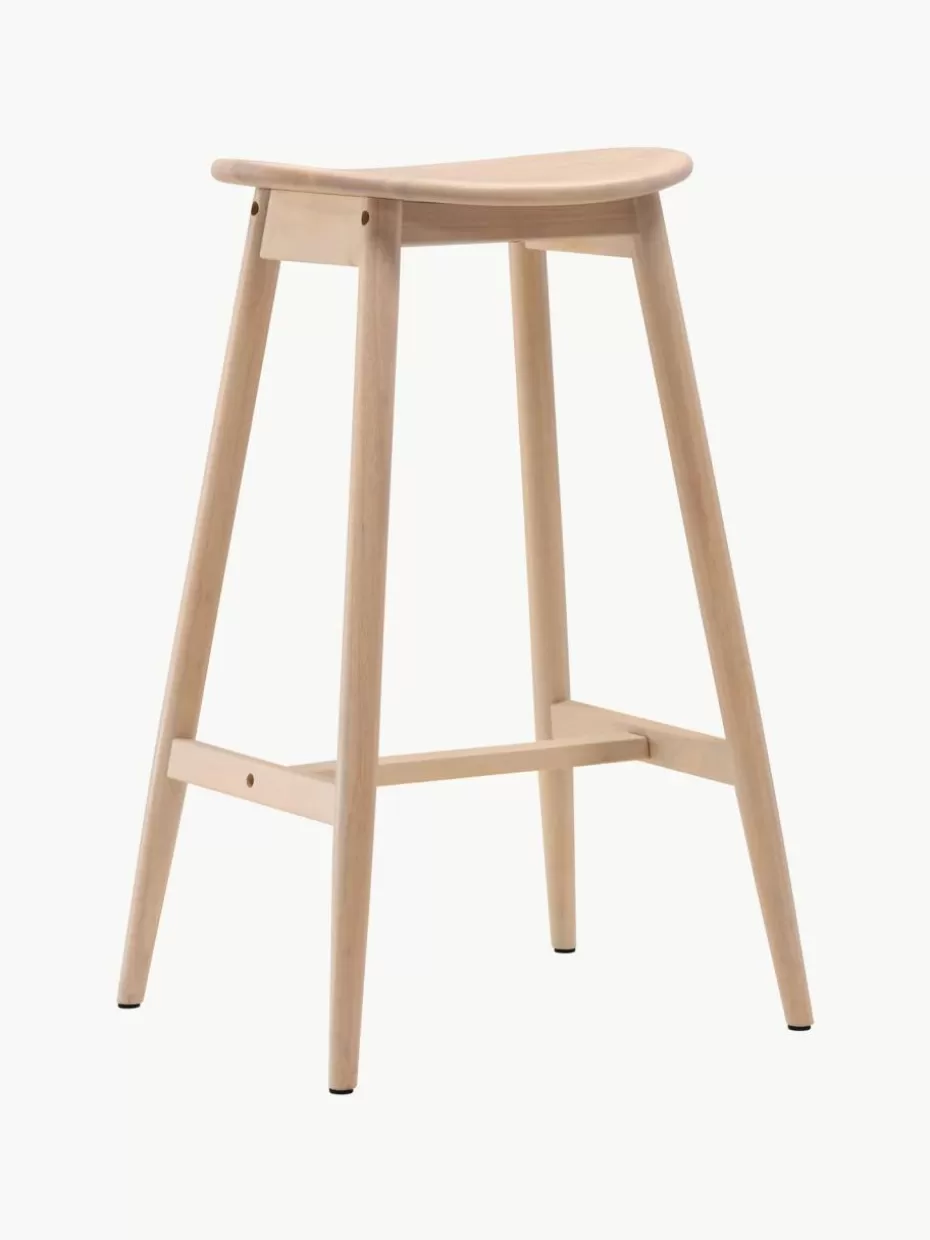 Barhocker-Westwing Barhocker Orust aus Gummibaumholz