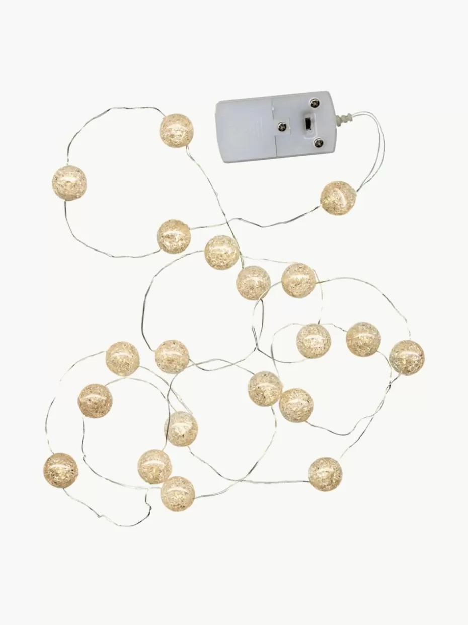 Weihnachtsbeleuchtung-Best Season Batteriebetriebene LED-Lichterkette Raindrop, 140 cm