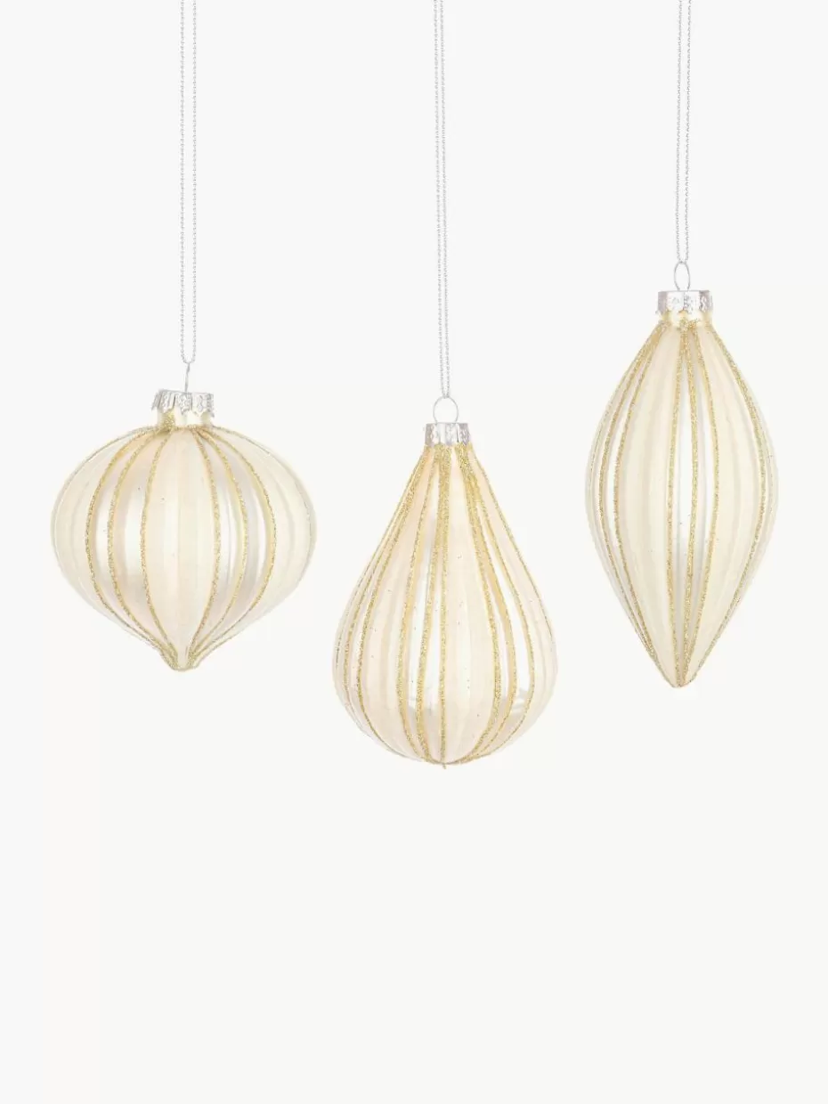 Weihnachtskugeln & Baumanhänger | Romantische Details-Bizzotto Baumanhänger Clio, 12er-Set
