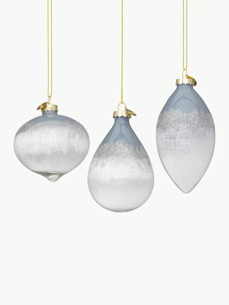 Weihnachtskugeln & Baumanhänger | Romantische Details-Bizzotto Baumanhänger Elegance, 12er-Set