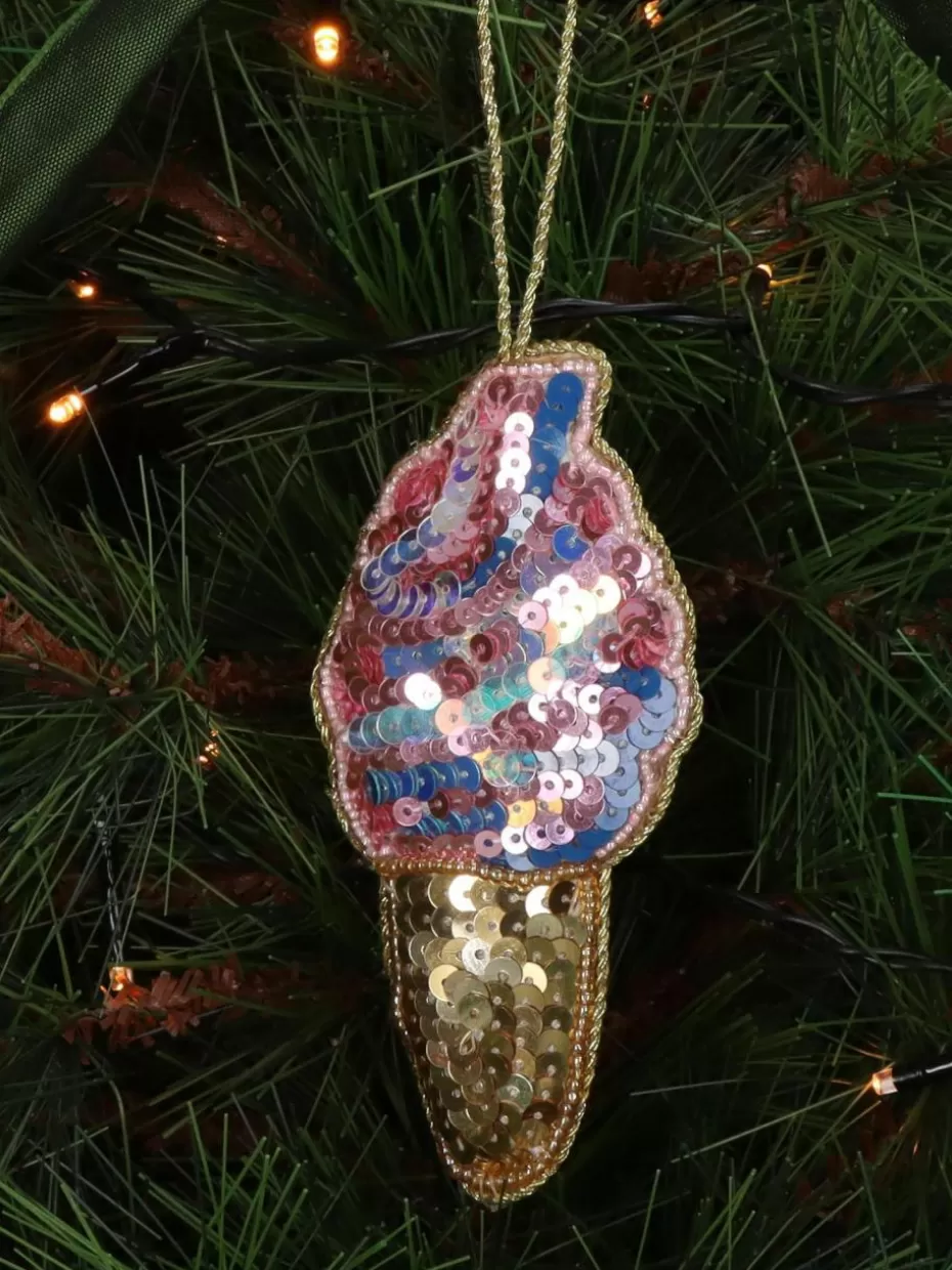 Weihnachtskugeln & Baumanhänger-Westwing Baumanhänger Ice