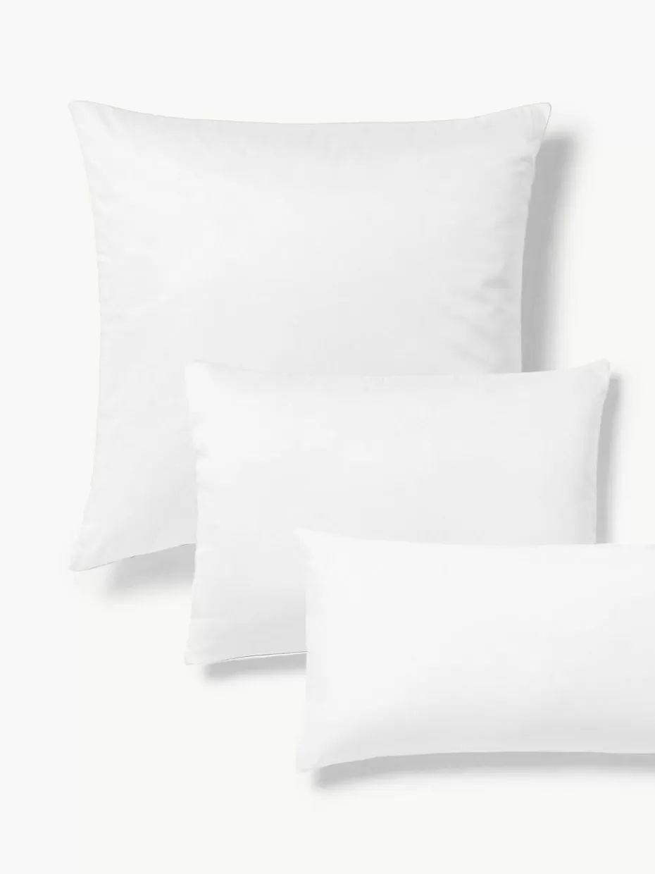 Kopfkissenbezüge-Westwing Collection Baumwollsatin-Kopfkissenbezug Comfort Weiß