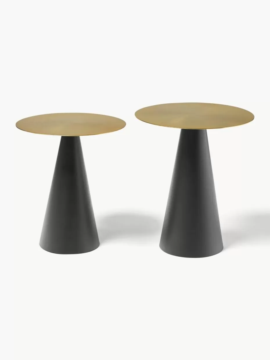 Beistelltische-Westwing Collection Beistelltische Zelda aus Metall, 2er-Set