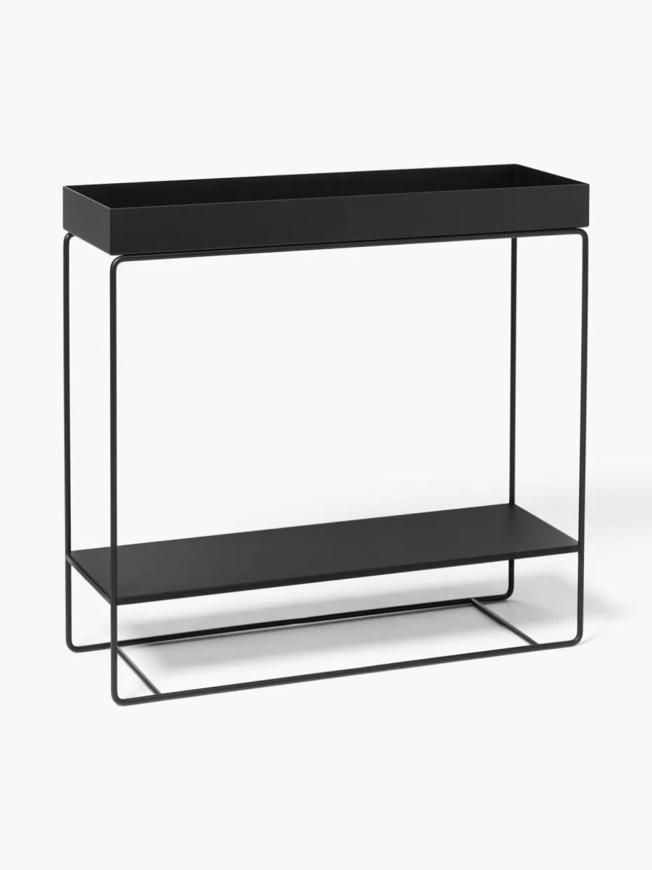 Blumentöpfe-ferm LIVING Übertopf Plant Box mit Ablage Schwarz