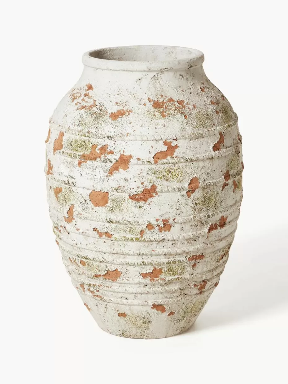 Blumentöpfe-Westwing Collection Blumentopf Porto aus Beton, H 71 cm