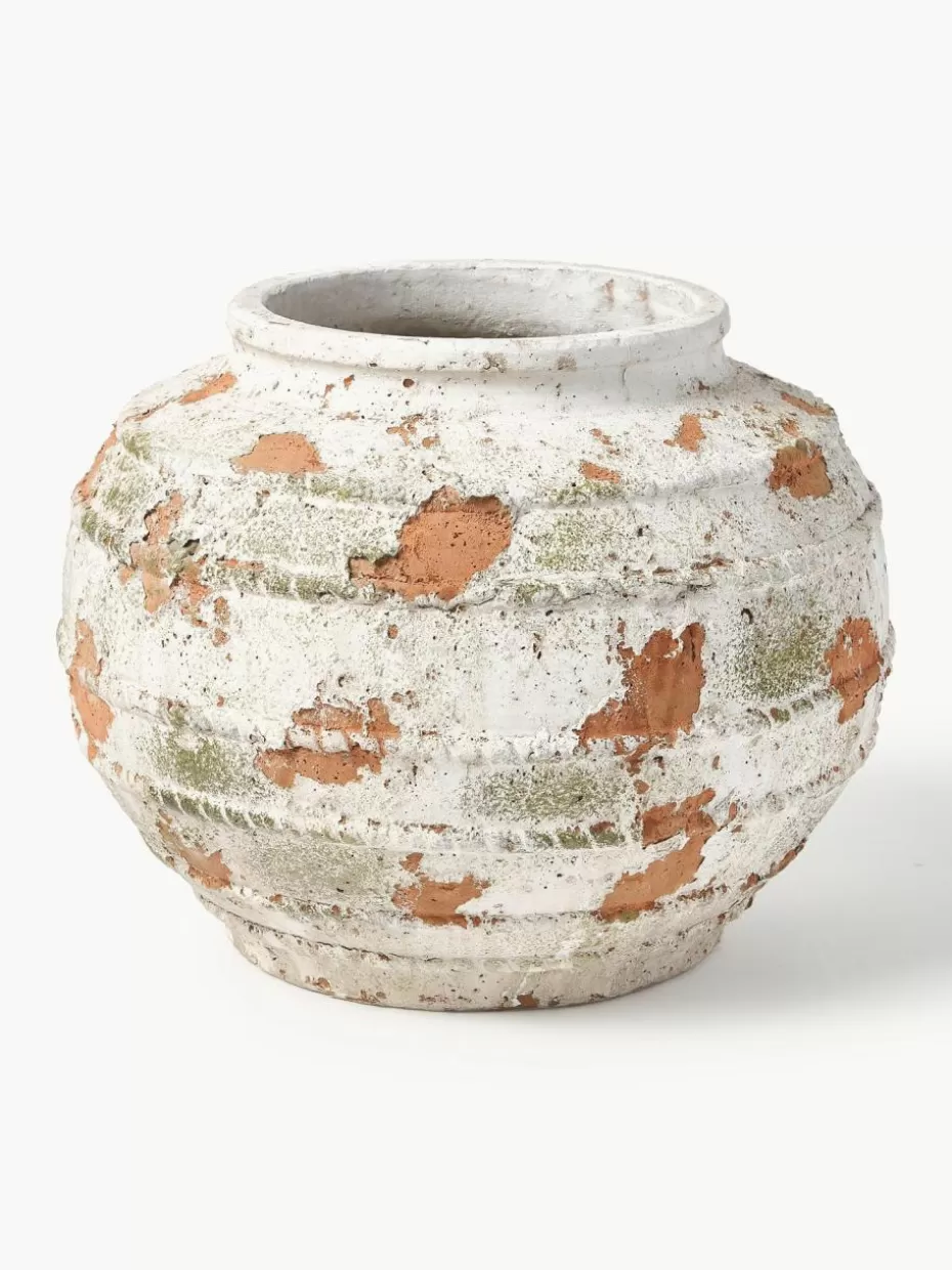 Blumentöpfe-Westwing Collection Blumentopf Porto aus Beton, H 29 cm