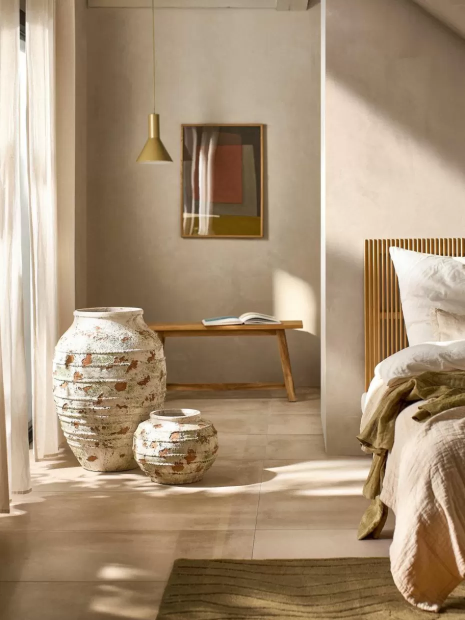 Blumentöpfe-Westwing Collection Blumentopf Porto aus Beton, H 52 cm