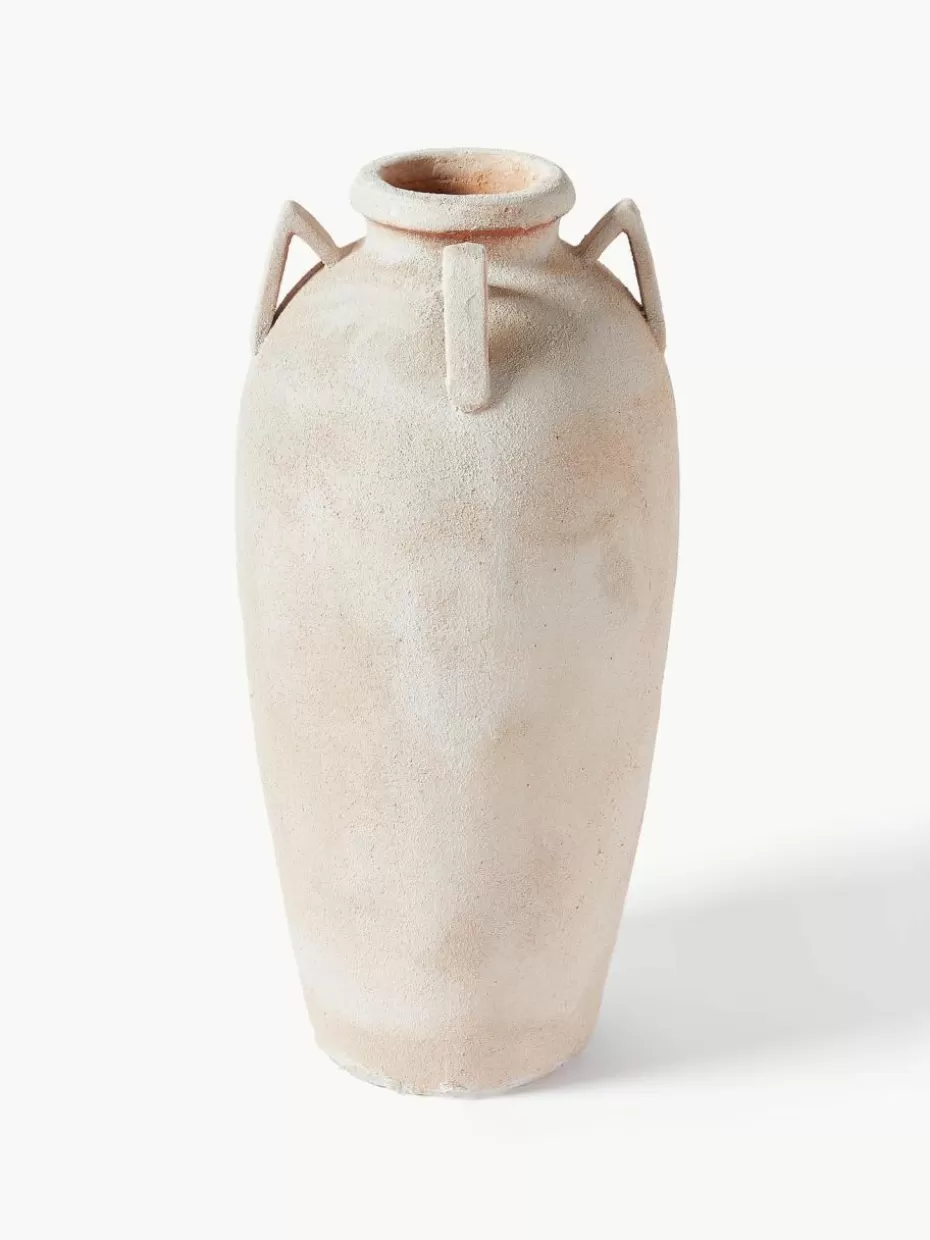 Vasen-Westwing Collection Bodenvase Liah mit Sand-Finish, H 70 cm