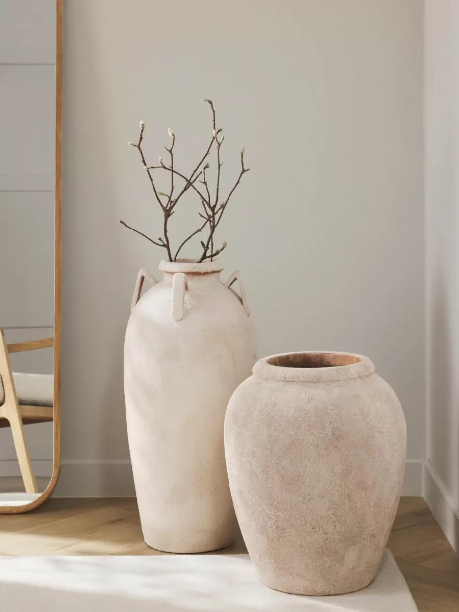 Vasen-Westwing Collection Bodenvase Liah mit Sand-Finish, H 70 cm
