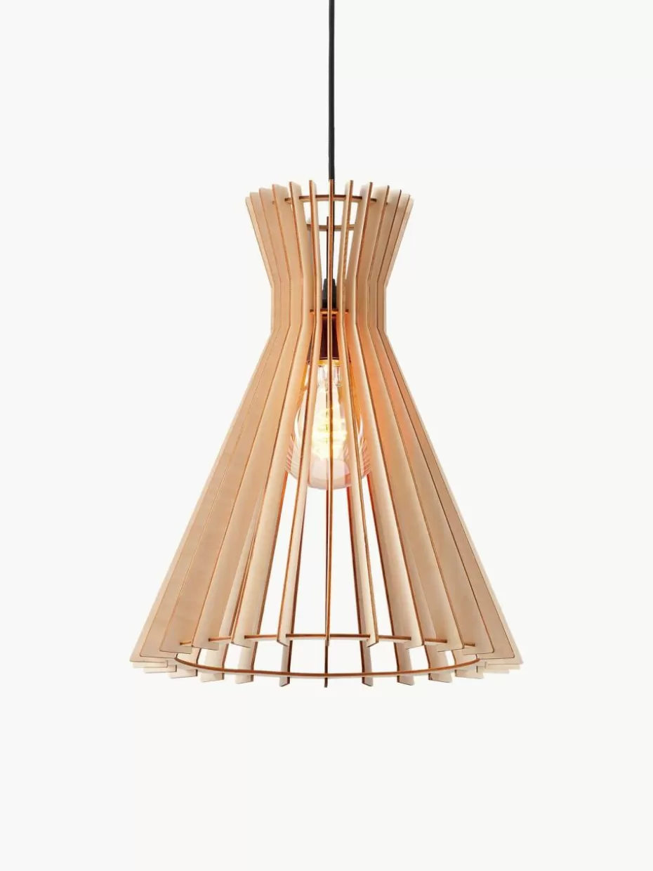 Pendelleuchten-Westwing Boho-Pendelleuchte Groa aus Holz
