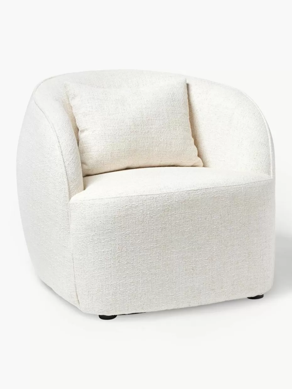 Sessel-Westwing Collection Bouclé-Cocktailsessel Elodie