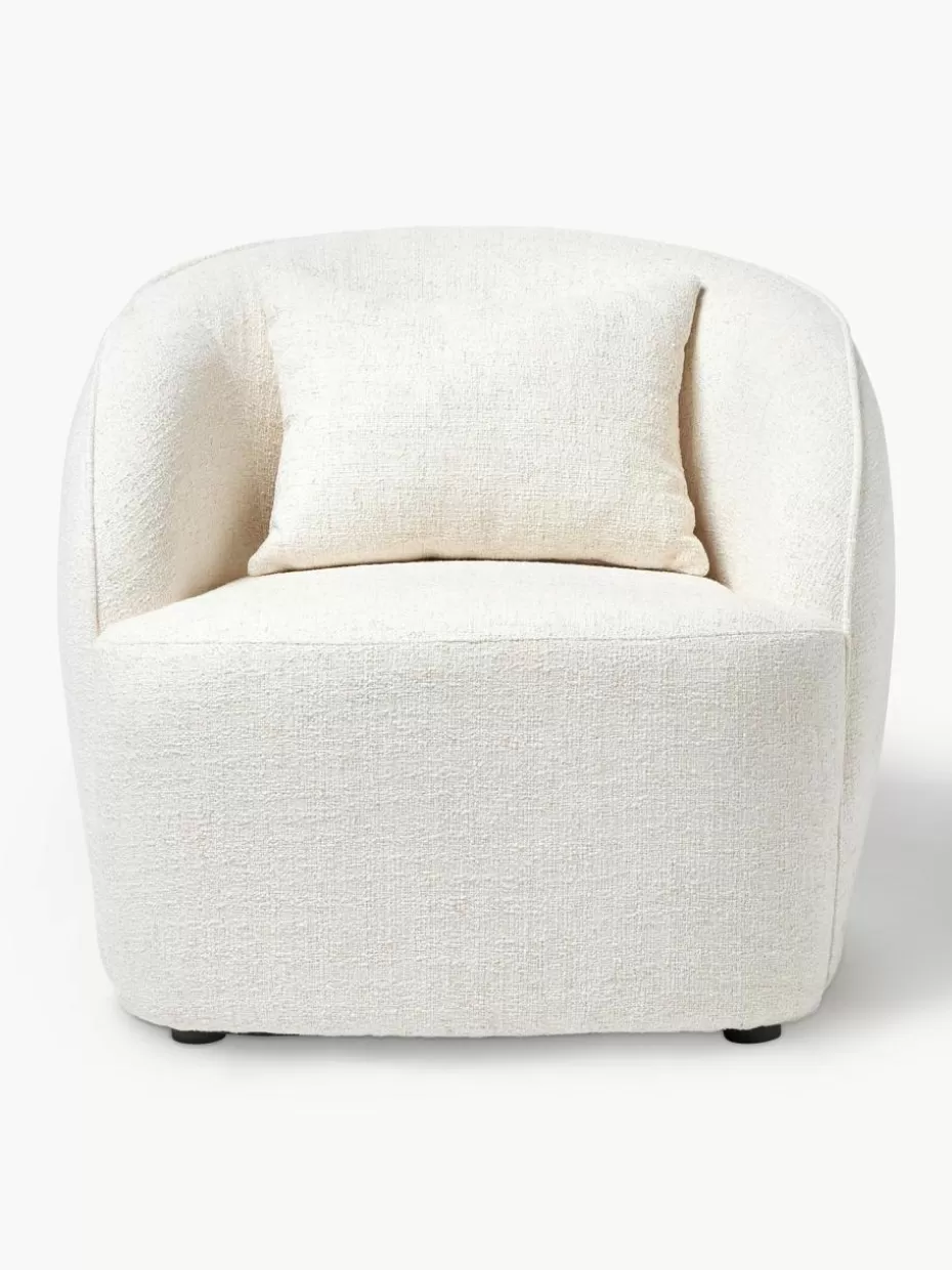 Sessel-Westwing Collection Bouclé-Cocktailsessel Elodie