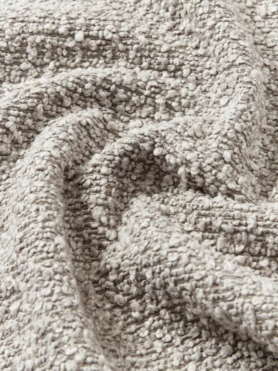 Dekokissen-Westwing Collection Bouclé-Kissenhülle Bellamie Bouclé Greige