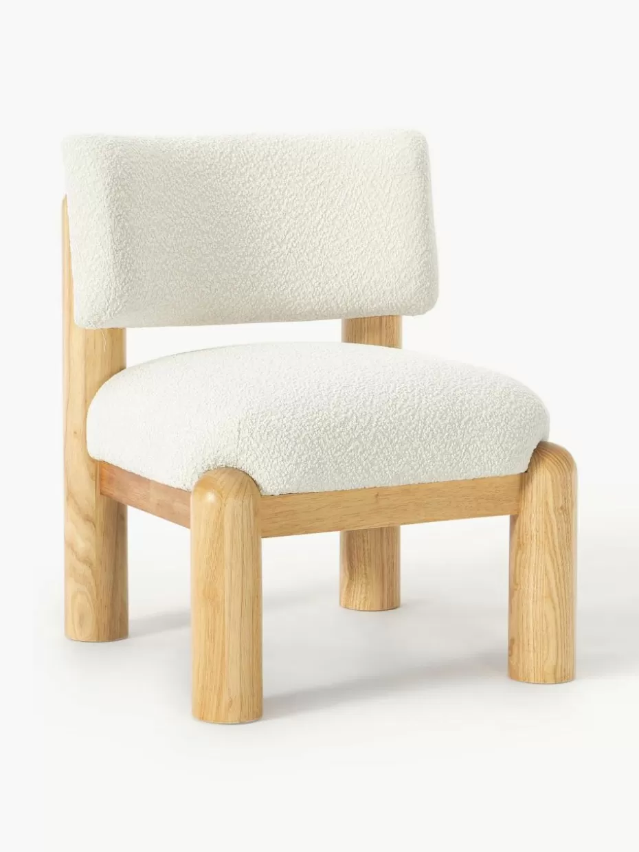 Sessel-Westwing Collection Bouclé-Loungesessel Dalma