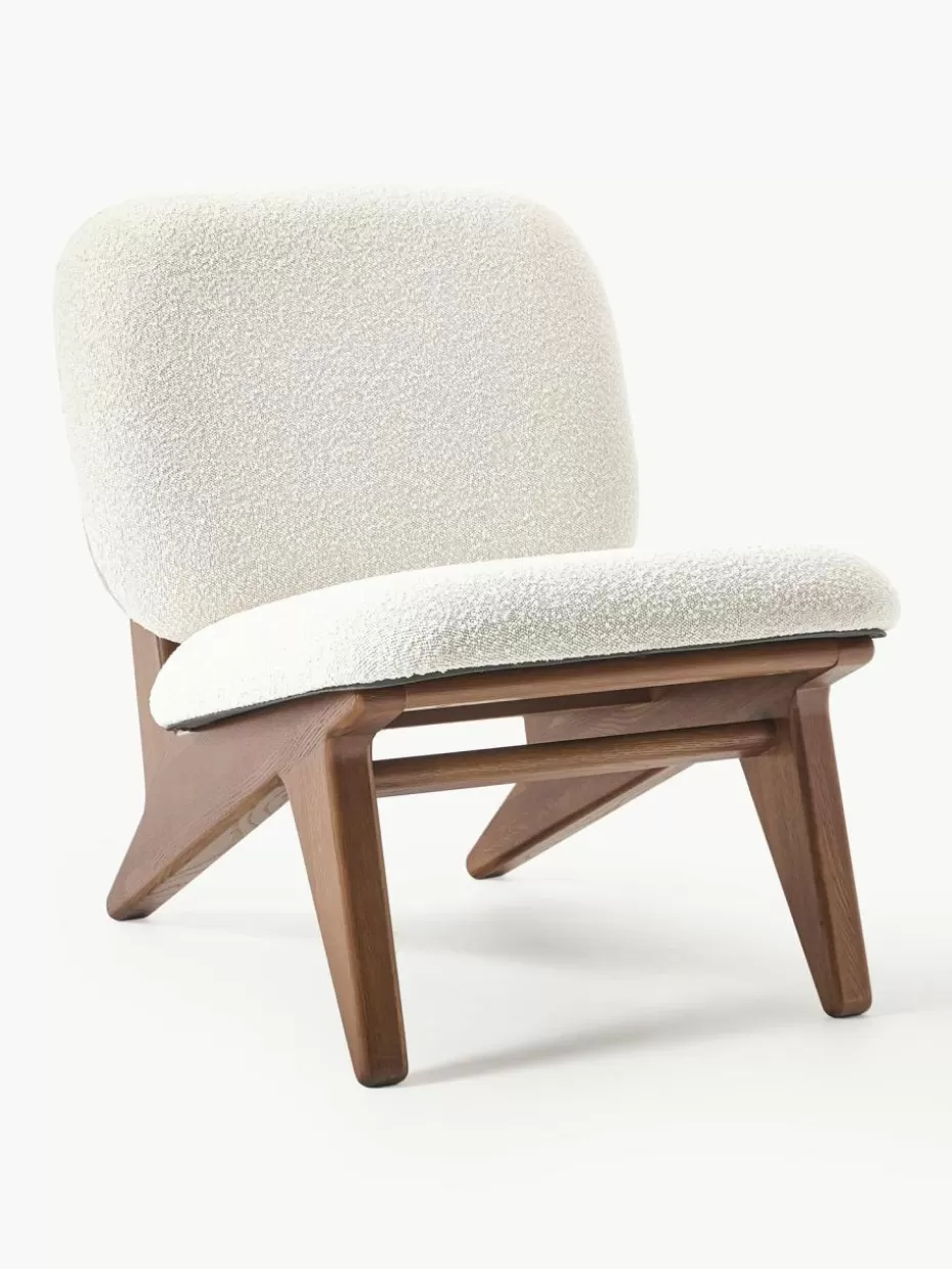 Sessel-Westwing Collection Bouclé-Loungesessel Shenay