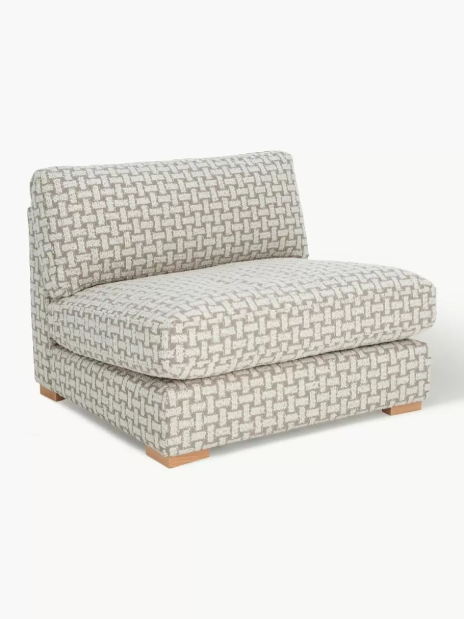 Sessel-Ellos Home Bouclé-Loungesessel Stories Webstoff Beige, Weiß