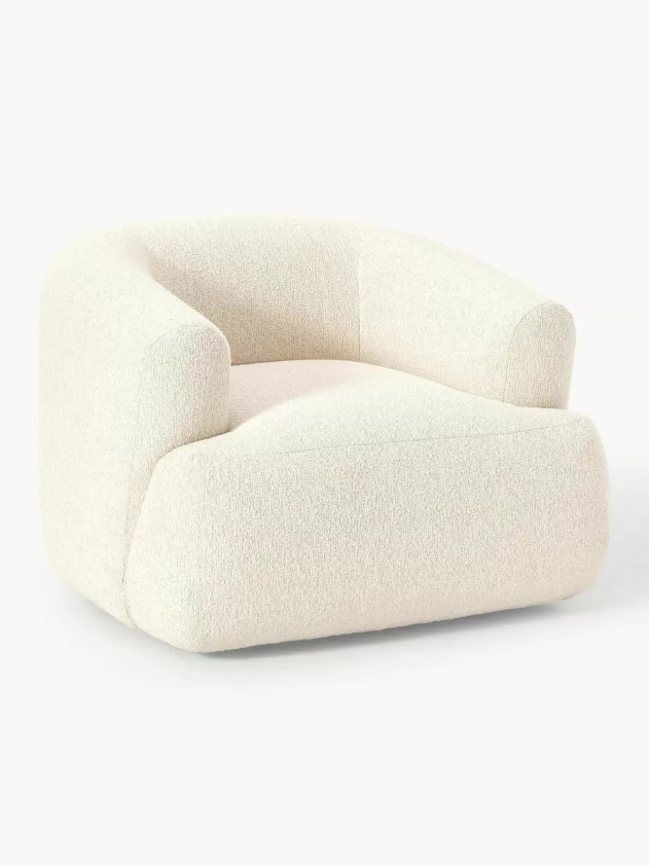 Sessel | Sofaserien-Westwing Collection Bouclé-Sessel Sofia Bouclé Off White