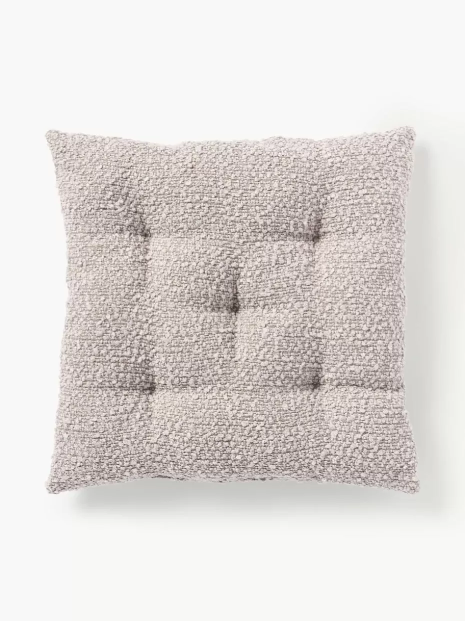 Sitzkissen & Auflagen-Westwing Collection Bouclé-Sitzkissen Bellamie Bouclé Lavendel