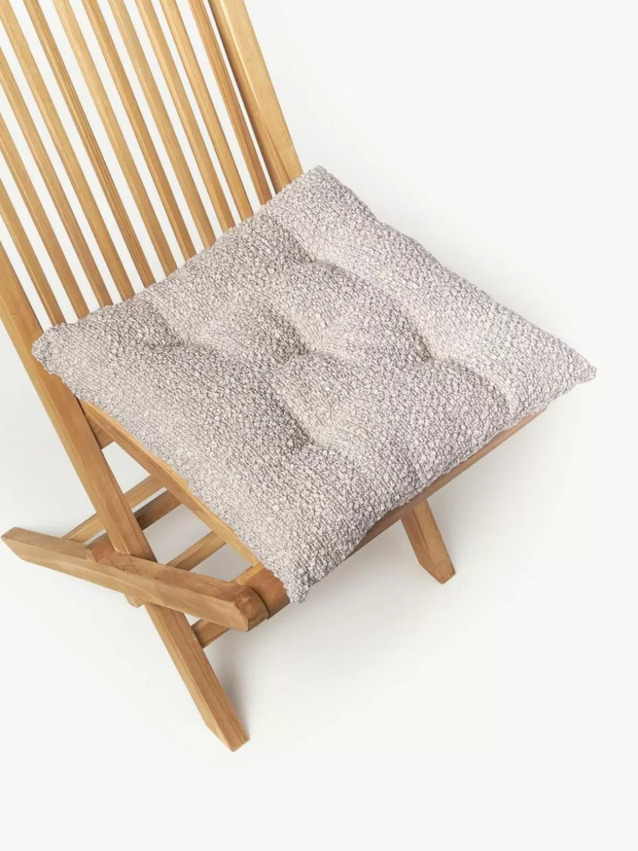 Sitzkissen & Auflagen-Westwing Collection Bouclé-Sitzkissen Bellamie Bouclé Lavendel