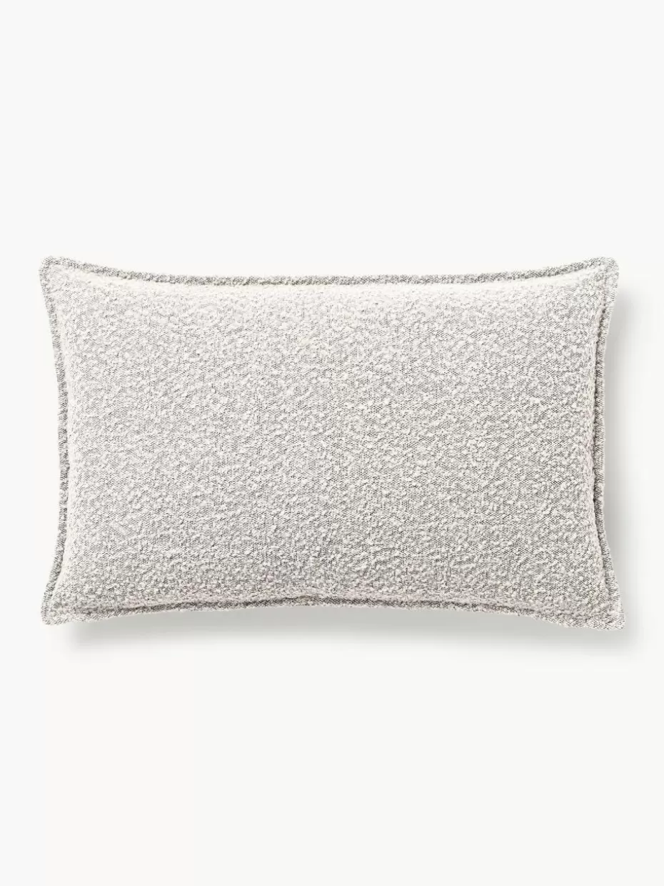 Sofakissen-Westwing Collection Bouclé-Sofa-Kissen Lennon Bouclé Off White