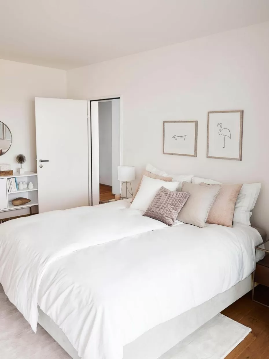 Betten-Westwing Collection Boxspringbett Enya Webstoff Greige