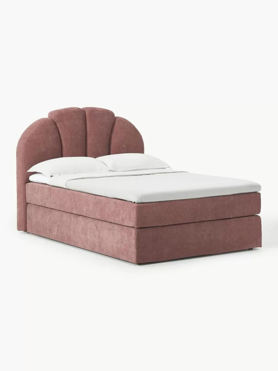 Betten-Westwing Collection Boxspringbett Romia Webstoff Mauve