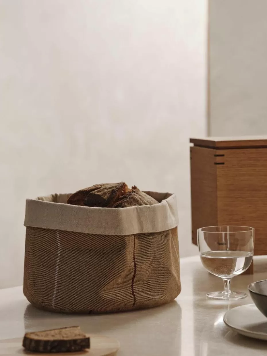 Küchenaufbewahrung-ferm LIVING Brotkorb Ito aus Bio-Baumwolle