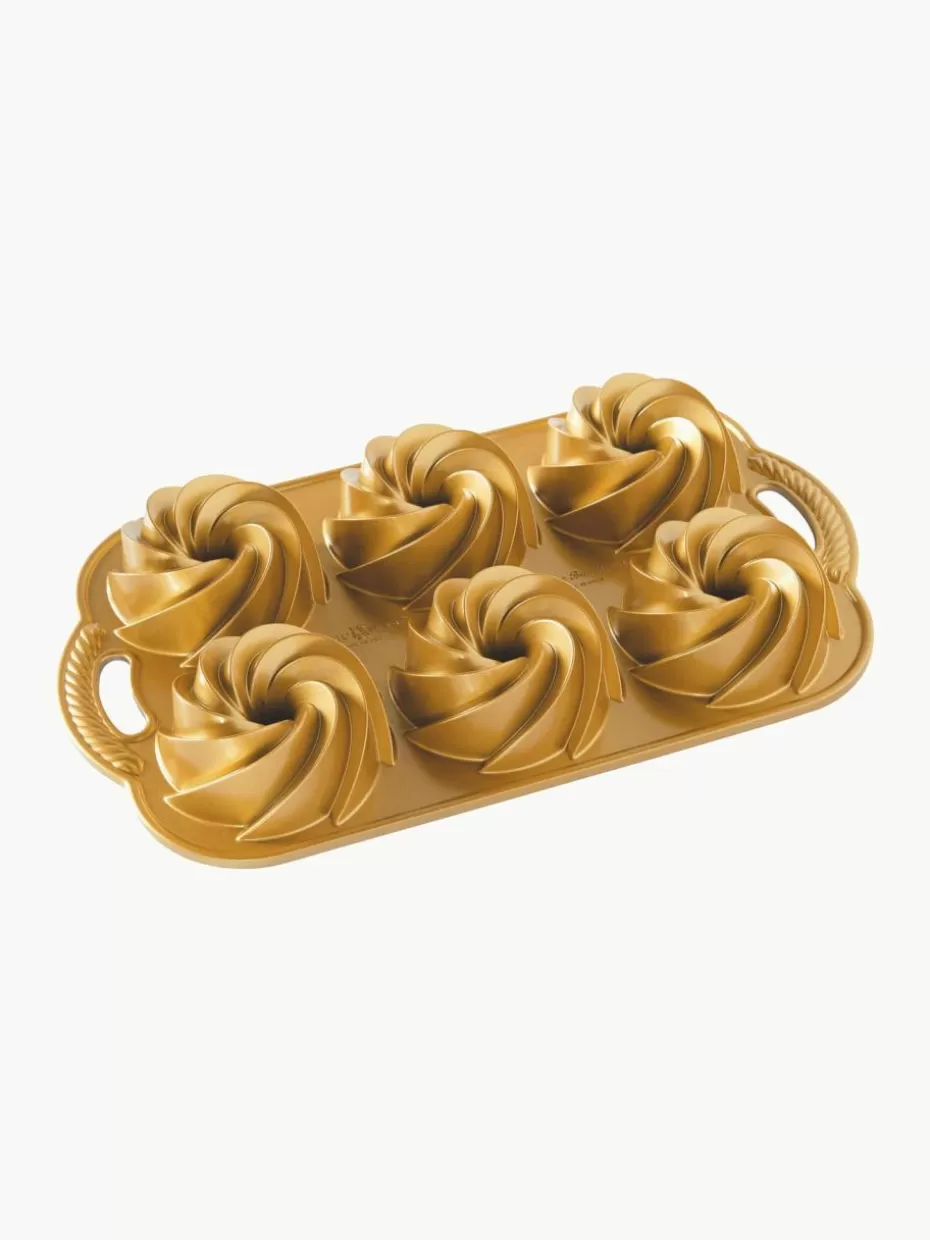 Back- & Ofenformen-Nordic Ware Bundtlette-Form Heritage mit Antihaftbeschichtung