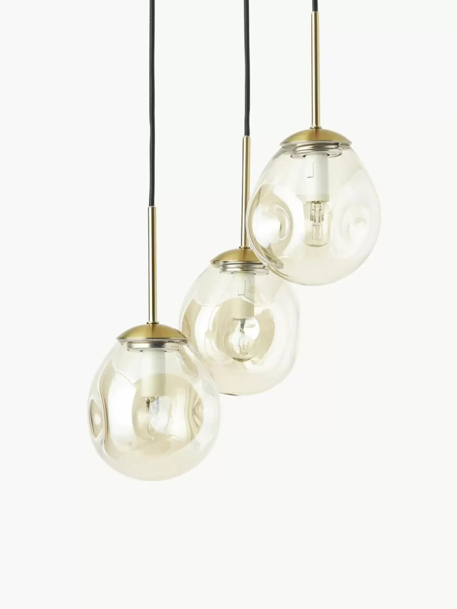 Pendelleuchten-Westwing Collection Cluster-Pendelleuchte Amora aus Glas