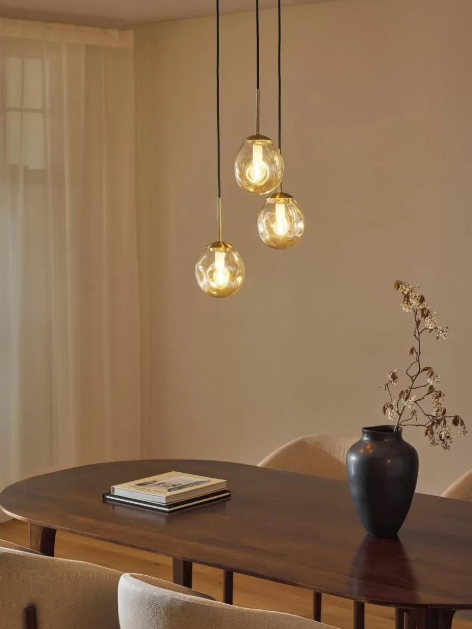 Pendelleuchten-Westwing Collection Cluster-Pendelleuchte Amora aus Glas