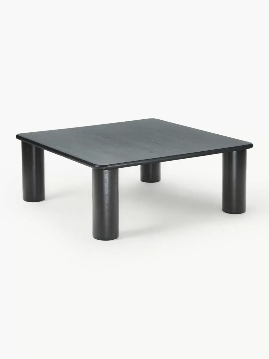 Couchtische-Westwing Collection Couchtisch Didi aus Eichenholz Eichenholz, schwarz lackiert