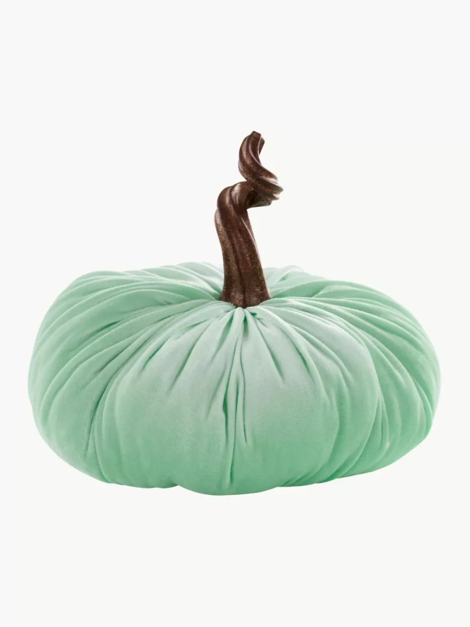 Deko-Objekte-Jotex Deko-Kürbis Pumpis, Ø 22 cm Mintgrün, Braun