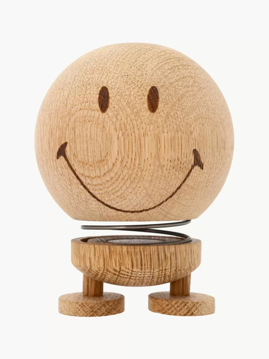 Deko-Objekte-Hoptimist Deko-Objekt Smiley aus Eichenholz