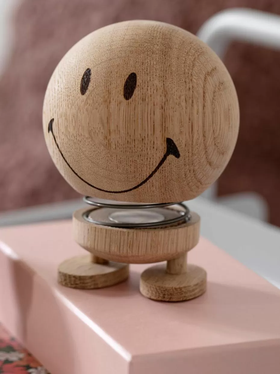 Deko-Objekte-Hoptimist Deko-Objekt Smiley aus Eichenholz