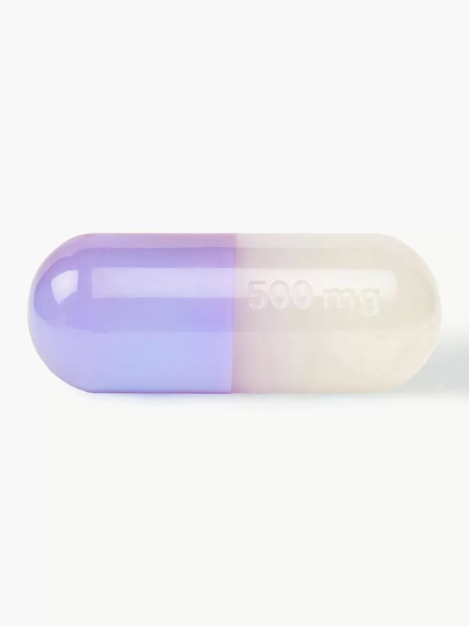 Glow-Up | Deko-Objekte-Jonathan Adler Deko-Objekt Pill Weiß, Lavendel