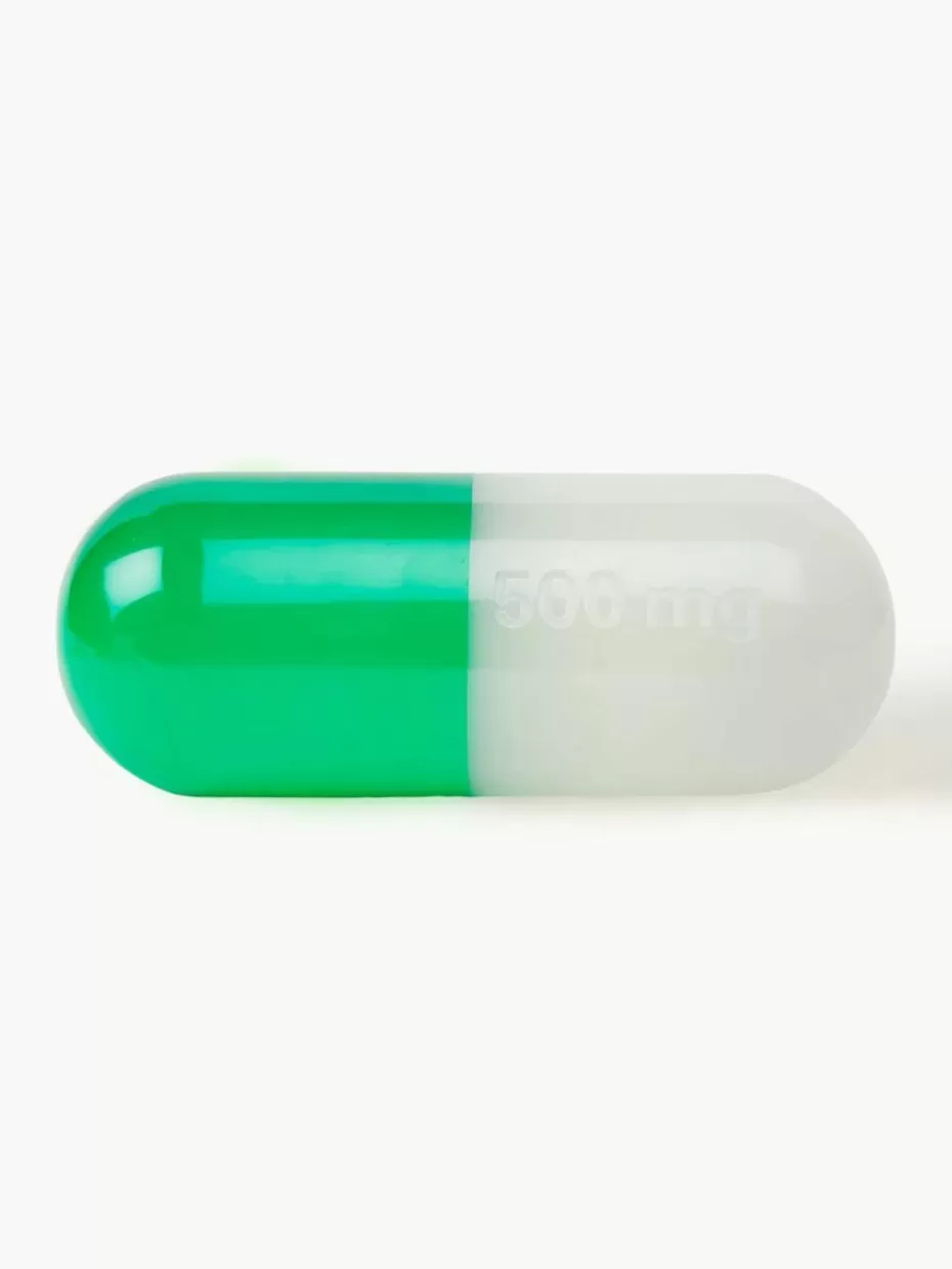 Glow-Up | Deko-Objekte-Jonathan Adler Deko-Objekt Pill Weiß, Grün