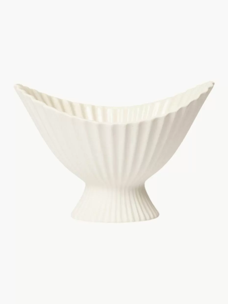 Dekoschalen-ferm LIVING Deko-Schale Fountain aus Steinzeug, B 19 cm