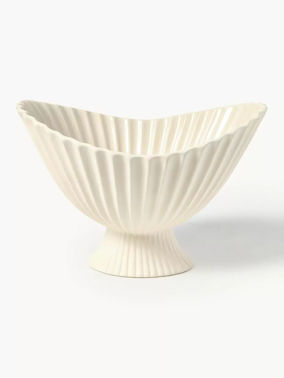 Dekoschalen-ferm LIVING Deko-Schale Fountain aus Steinzeug, B 28 cm