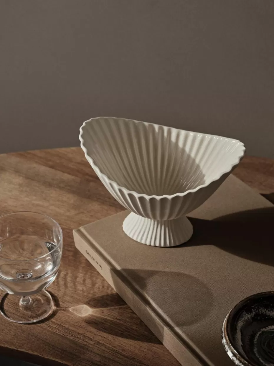 Dekoschalen-ferm LIVING Deko-Schale Fountain aus Steinzeug, B 19 cm