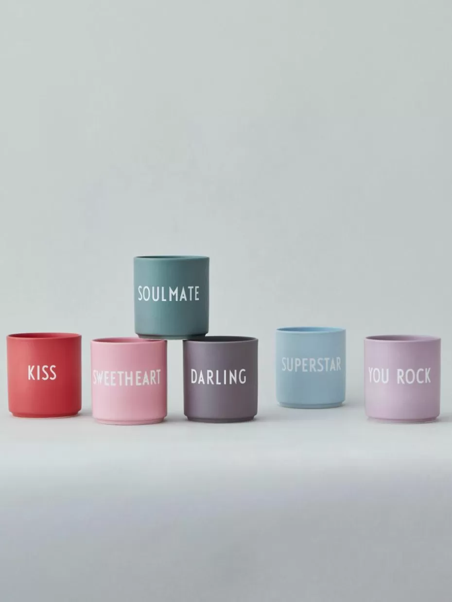 Geschirrserien-Design Letters Design Becher Favourite SOULMATE mit Schriftzug Petrol (Soulmate)
