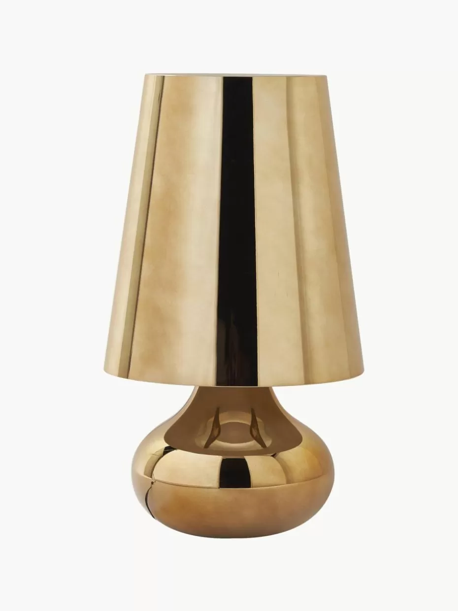 Led-Tischleuchten | Kabellose Tischlampen-Kartell Design LED-Tischlampe Cindy Goldfarben