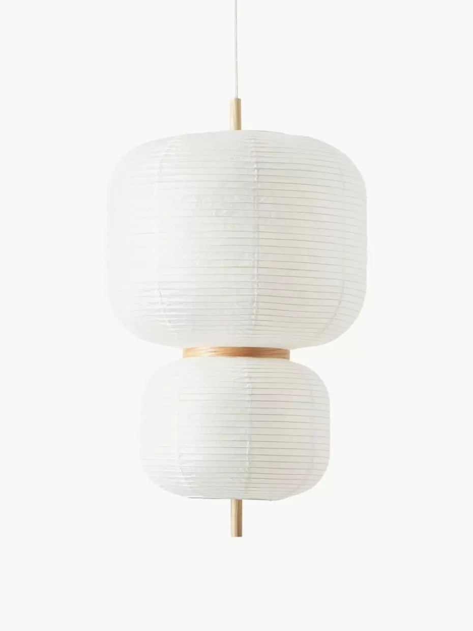 Pendelleuchten-Westwing Collection Design Pendelleuchte Misaki aus Reispapier